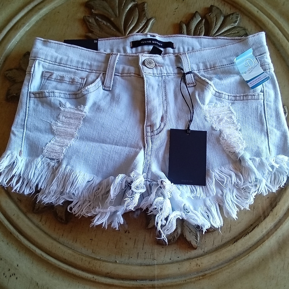 flying Monkey Low rise Short  Size 26 Color Sky Blue.